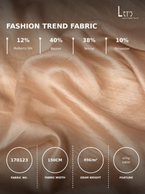 图片1 Dual-Face Silk-Viscose Blend – 150cm Width, 85GSM, In Stock