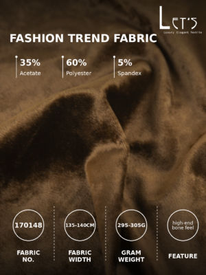 图片1 Acetate Velvet Fabric – Icy Crackled Effect, Short Dense Pile, In Stock
